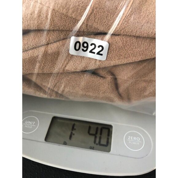 Vintage Homemade Skirt Suit Womens Sz M 2Pc Set Jacket & Skirt Camel Faux Suede* - Picture 15 of 15